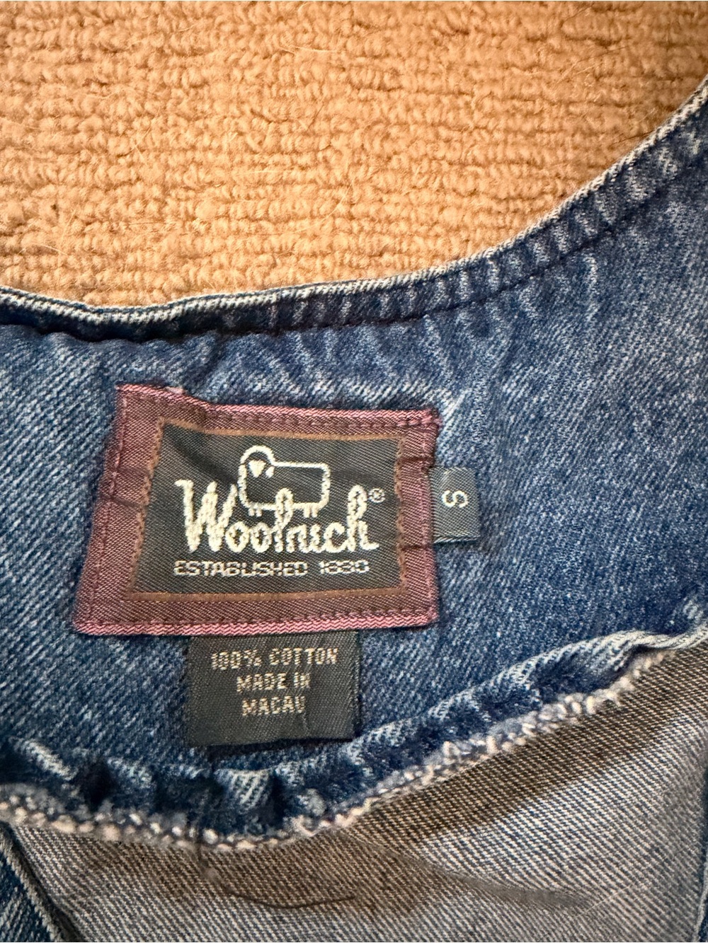 Denim Pinafore Dress - Picture 4 of 7